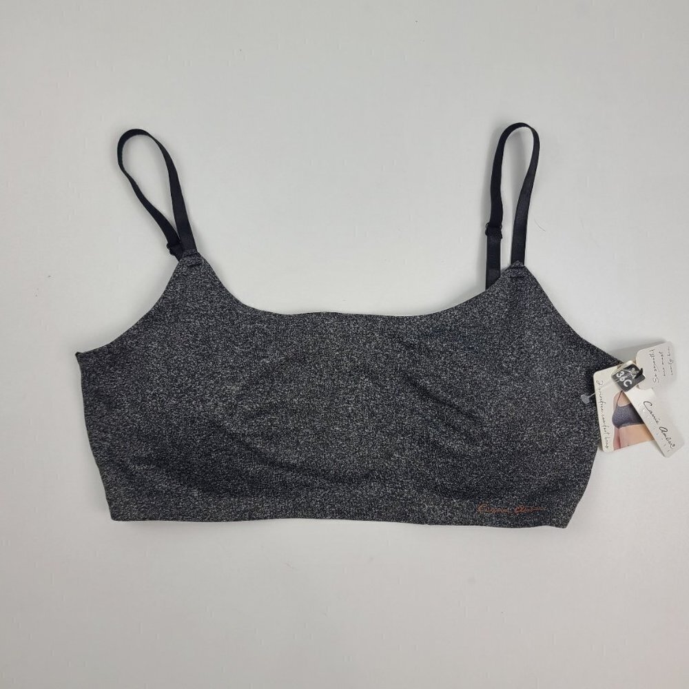 CARRIE Amber Grey Sports Bra Size 36C NWT